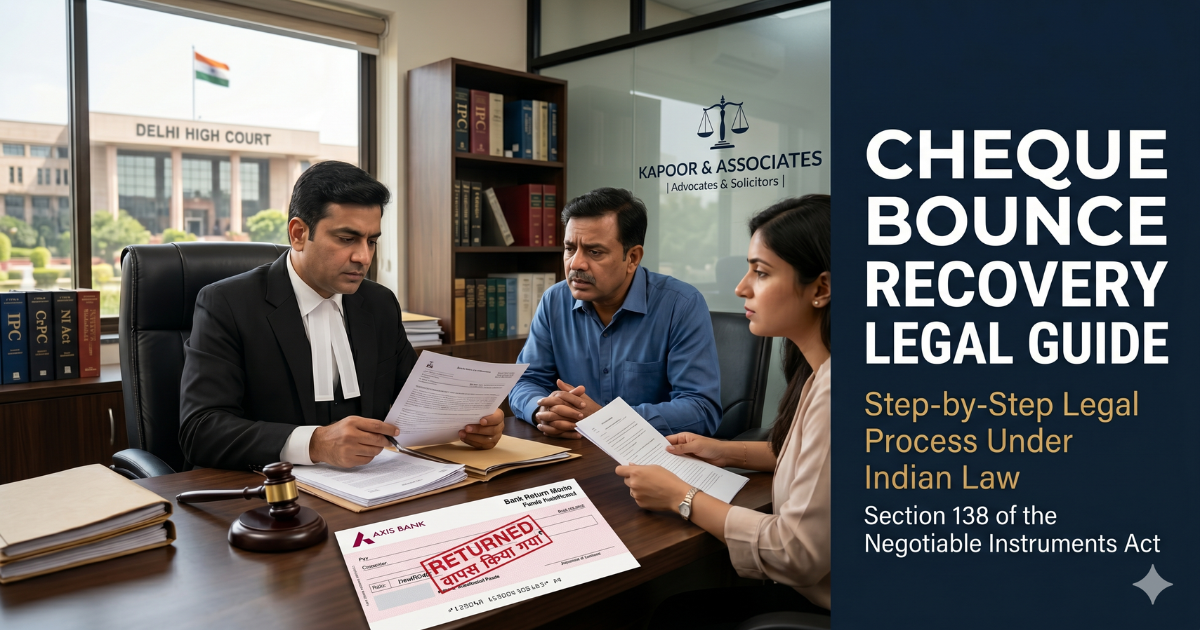 Cheque Bounce Recovery Legal Guide